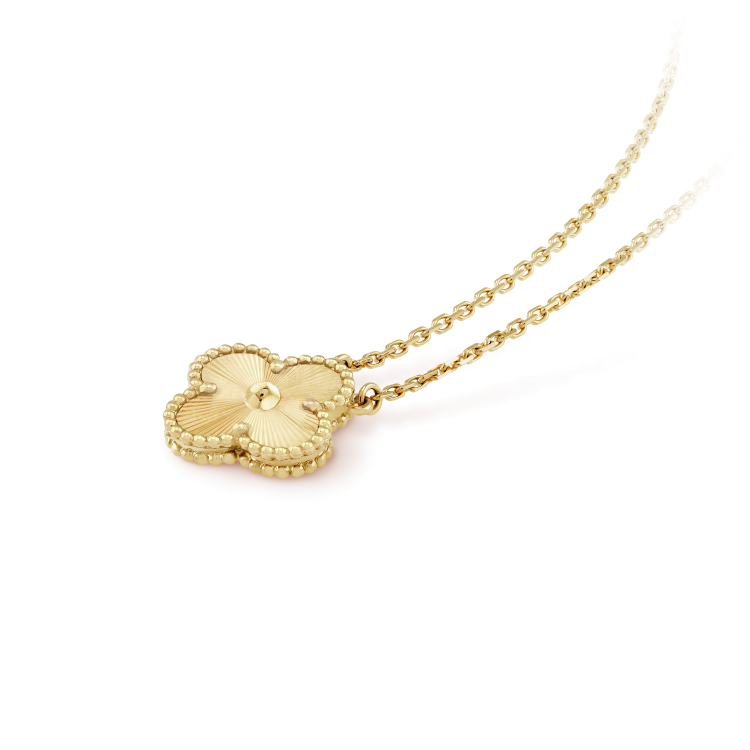 [Rose Jewellery]CLOVER 15MM LASER NECKLACE