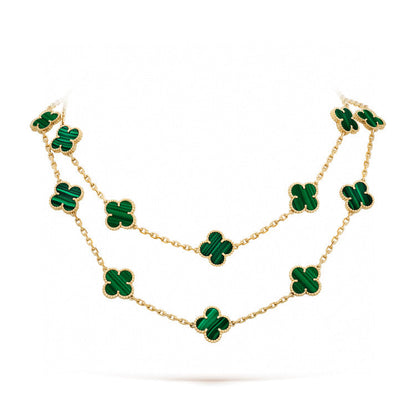 [Rose Jewellery]CLOVER 20 MOTIFS MALACHITE GOLD