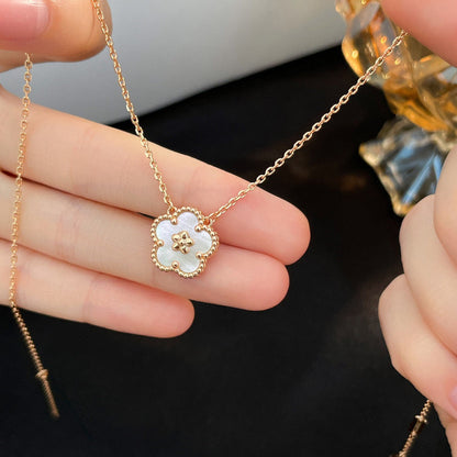 [Rose Jewellery]LUCKY  WHITE MOP  PLUM BLOSSOM NECKLACE