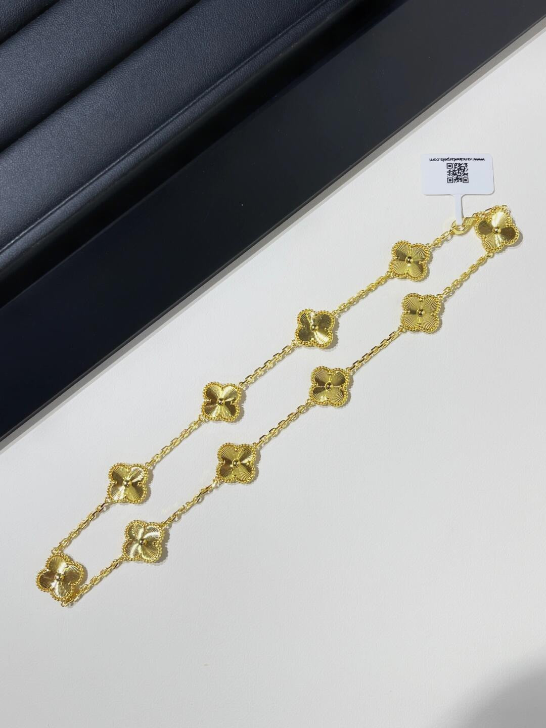 [Rose Jewellery]Clover 10 Motifs Gold Necklace