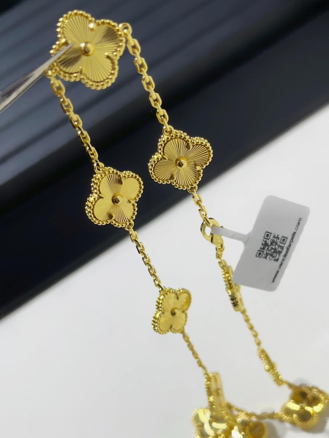 [Rose Jewellery]Clover 10 Motifs Gold Necklace