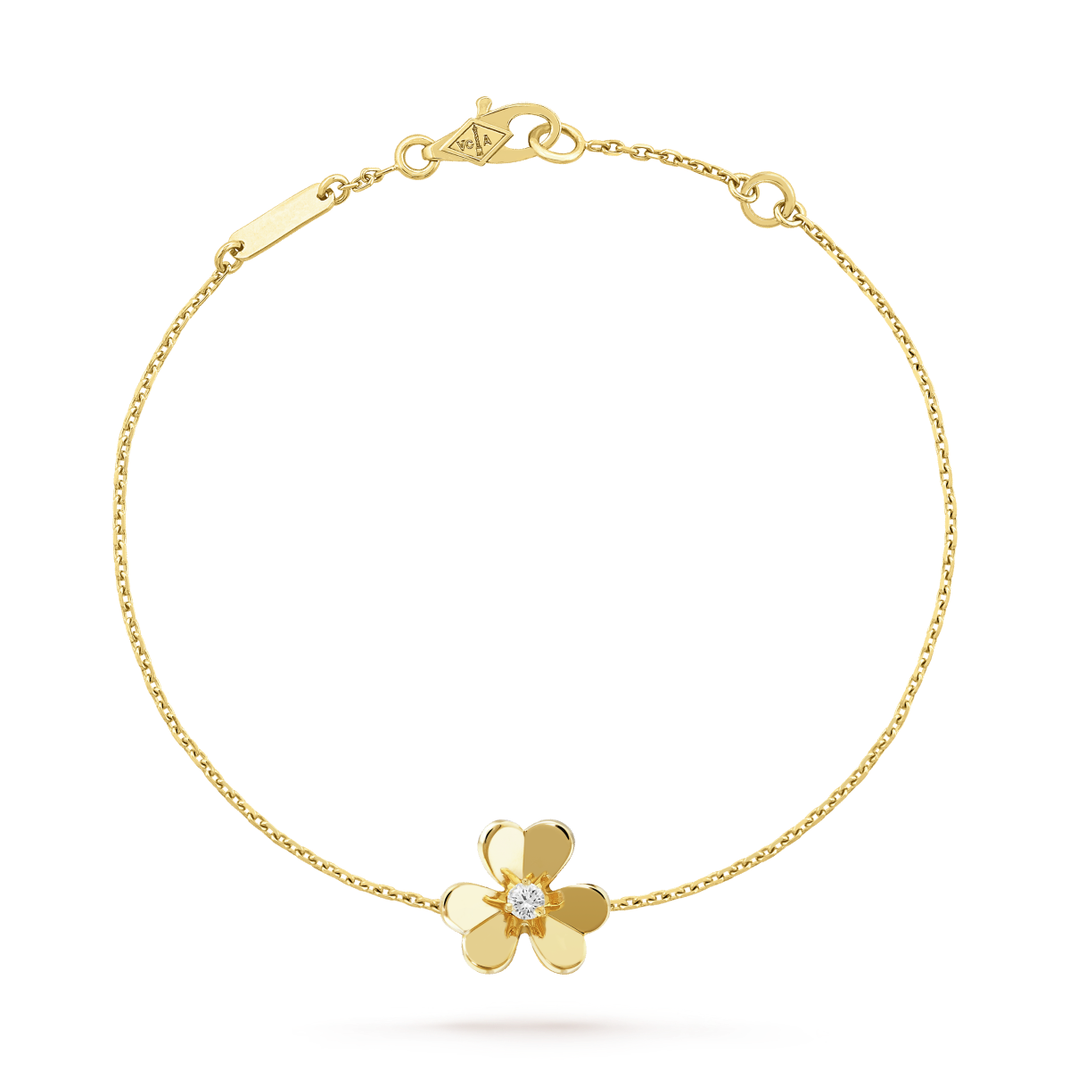 [Rose Jewellery]FRIVOLE GOLD FLOWER PINK MALACHITE BRACELET