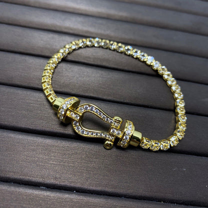 [Rose Jewellery]FORCE  HORSESHOE  DIAMOND TENNIS BRACELET