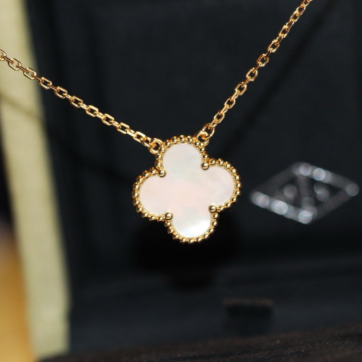 [Rose Jewellery]CLOVER  15MM WHITE MOTHER-OF-PEARL NECKLACE