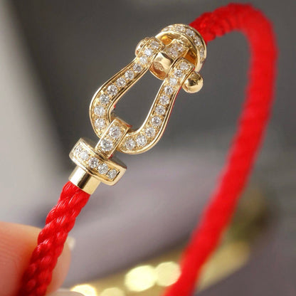 [Rose Jewellery]FORCE LARGE HORSESHOE FULL DIAMOND BRACELET GOLD