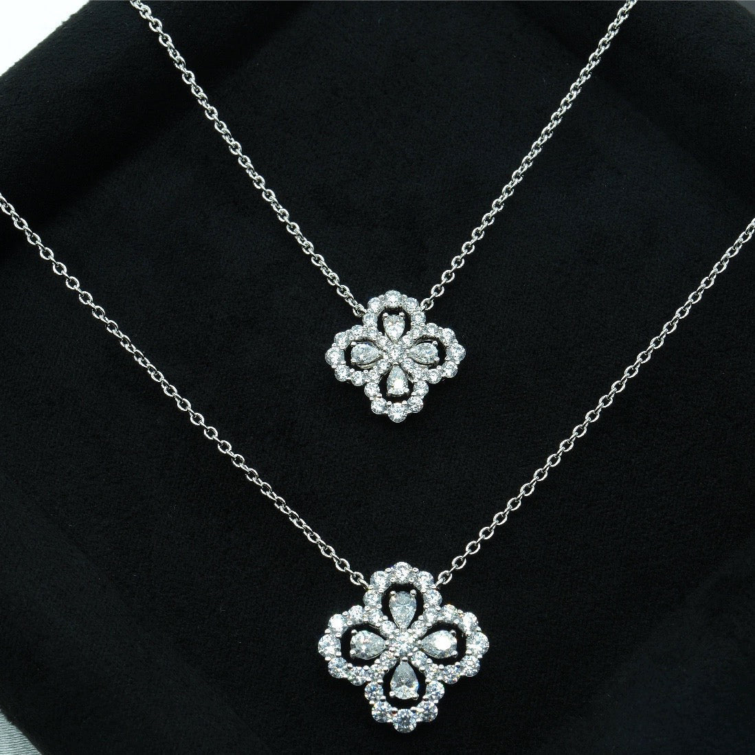 [Rose Jewellery]LOOP NECKLACE FULL MOTIF DIAMOND COMBINATION