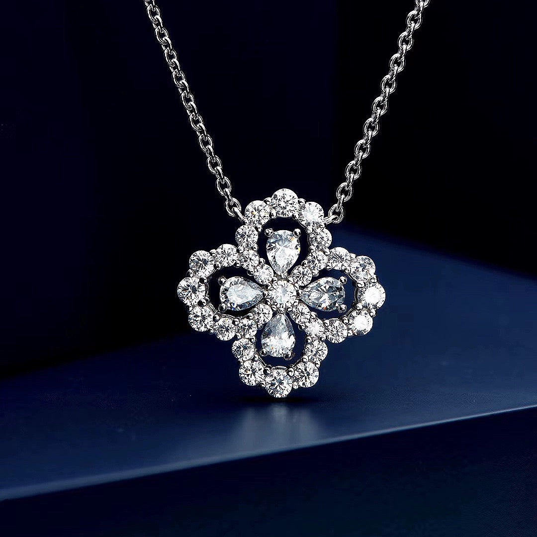 [Rose Jewellery]LOOP NECKLACE FULL MOTIF DIAMOND COMBINATION