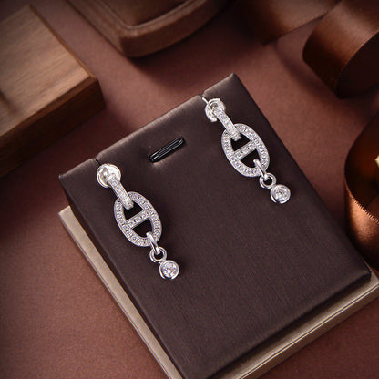 [Rose Jewellery]HM CHAINE DIAMOND EARRINGS