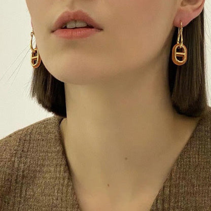 [Rose Jewellery]HM O'MAILLON GOLD EARRINGS