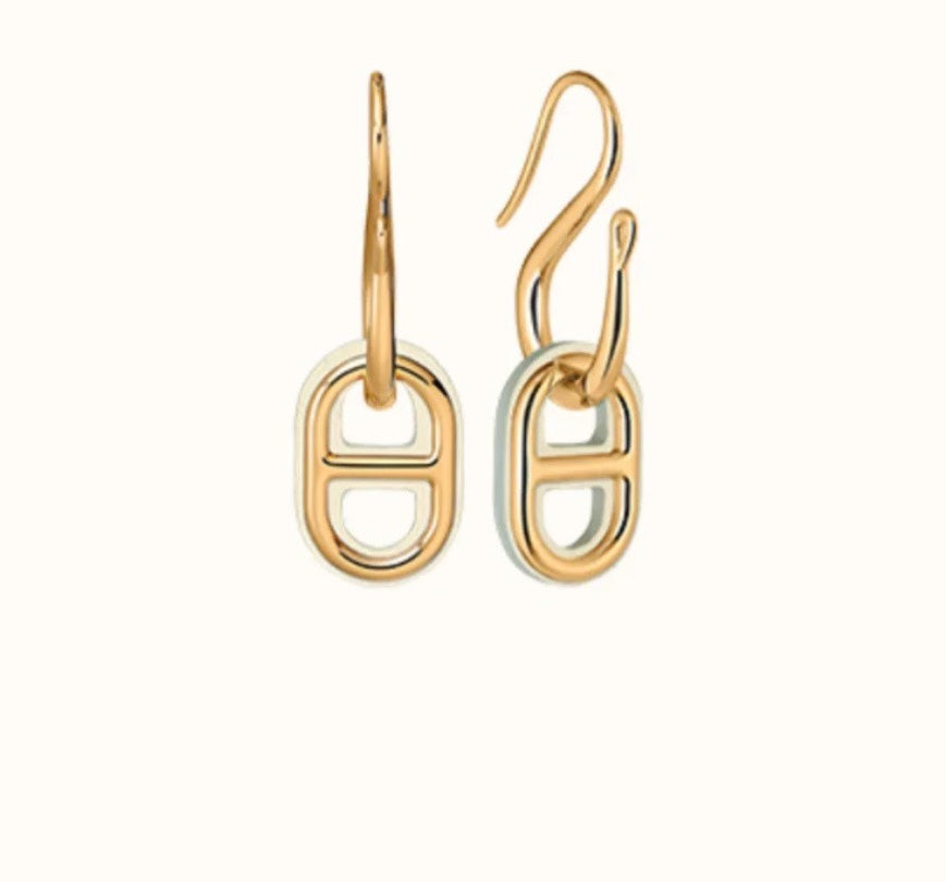 [Rose Jewellery]HM O'MAILLON GOLD EARRINGS