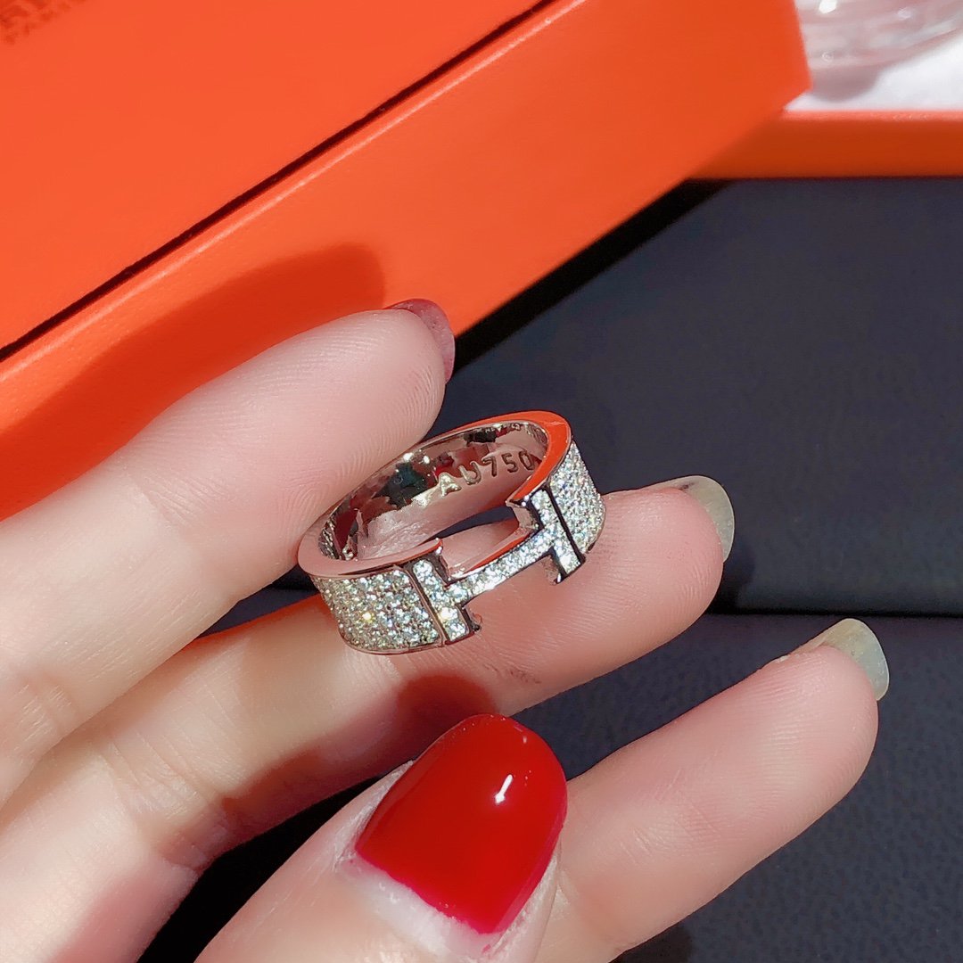 [Rose Jewellery]H RING FULL DIAMOND