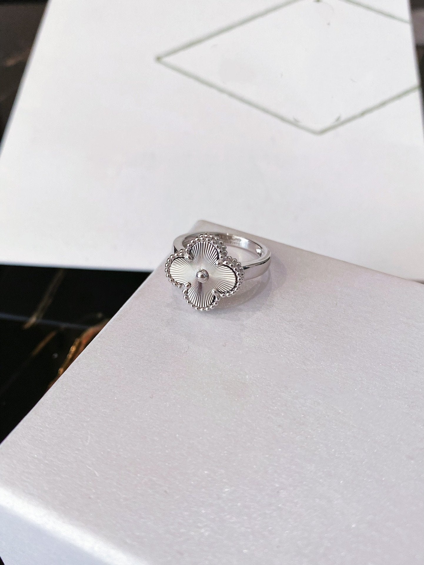 [Rose Jewellery]CLOVER SILVER RING