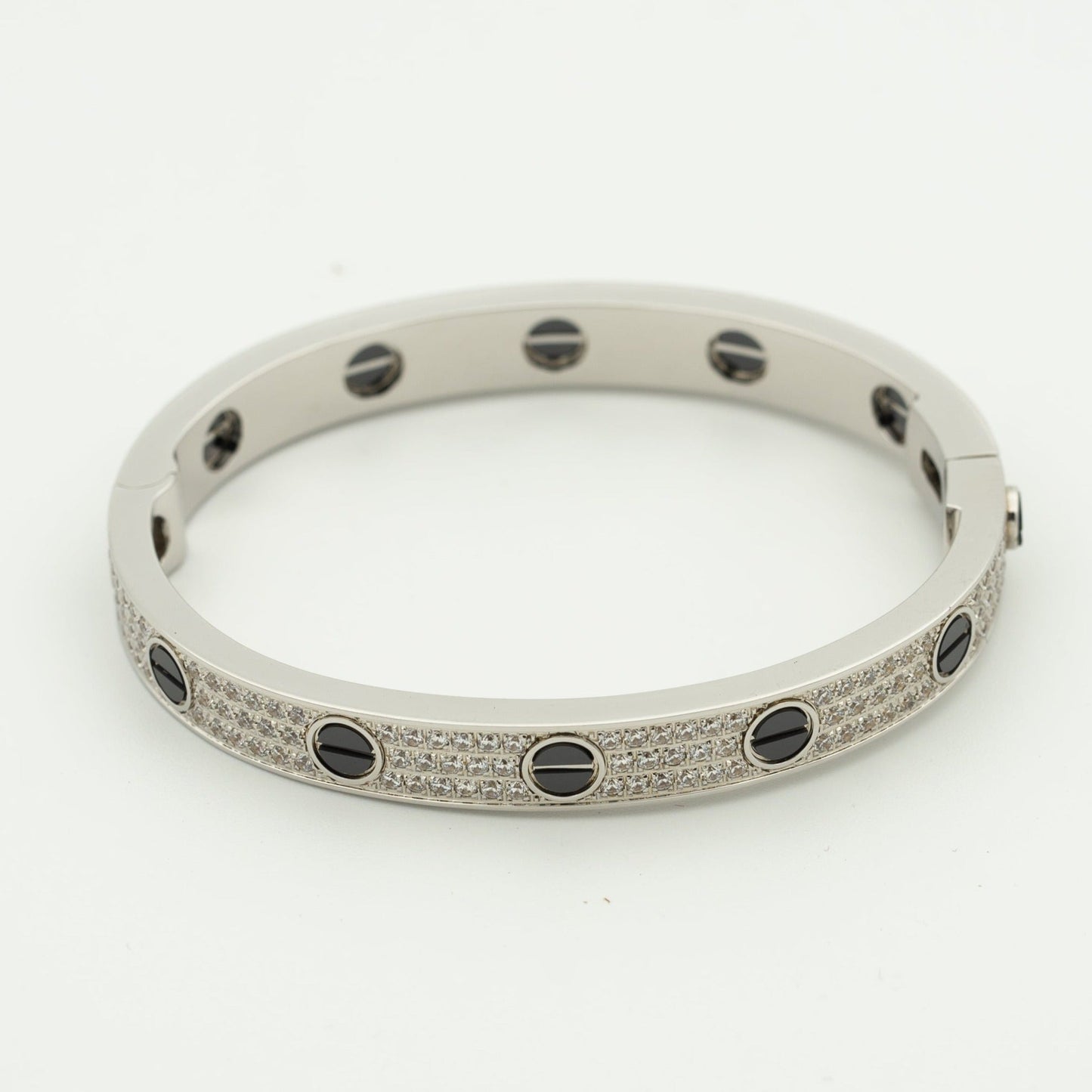 [Rose Jewellery]LOVE BRACELET 6.1MM DIAMOND-PAVED CERAMIC