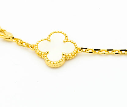 [Rose Jewellery]CLOVER BRACELET 5 MOTIFS ONYX MOP