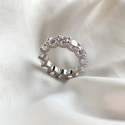 [Rose Jewellery]Gorgeous Round Cut Tennis Ring