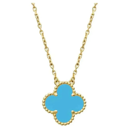 [Rose Jewellery]CLOVER 15MM VINTAGE TURQUOISE NECKLACE