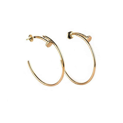 [Rose Jewellery]JUSTE EARRINGS GOLD DIAMONDS 1.8MM