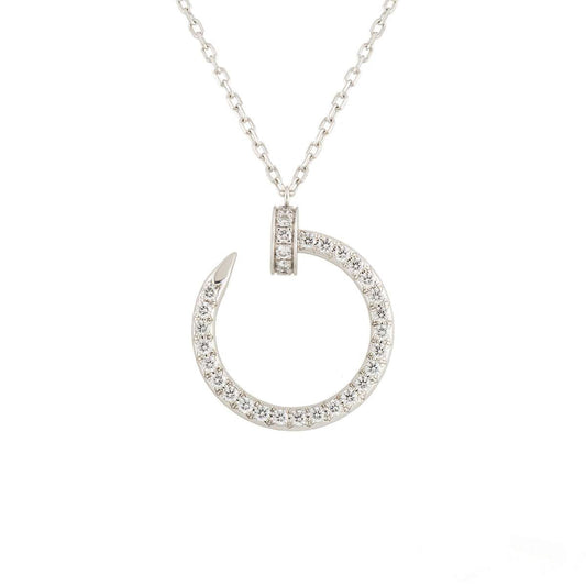 [Rose Jewellery]JUSTE NECKLACE SILVER DIAMONDS