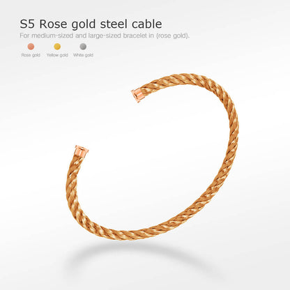 [Rose Jewellery]FORCE SERIES BRACELET CABLES 50 CHOICES (DIY SELECTION)