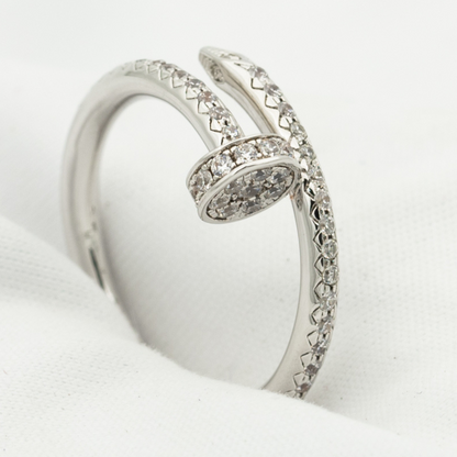 [Rose Jewellery]JUSTE RING 1.8MM SILVER DIAMONDS