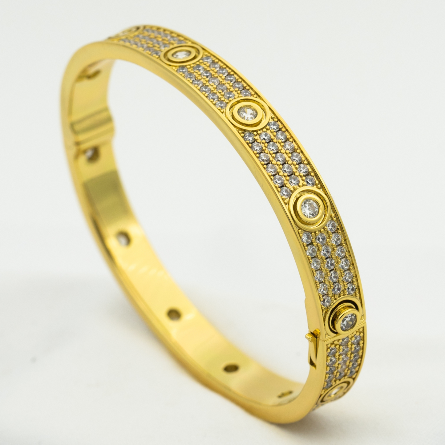 [Rose Jewellery]LOVE BRACELET 6.1MM DIAMOND-PAVED 10 BIG DIAMONDS