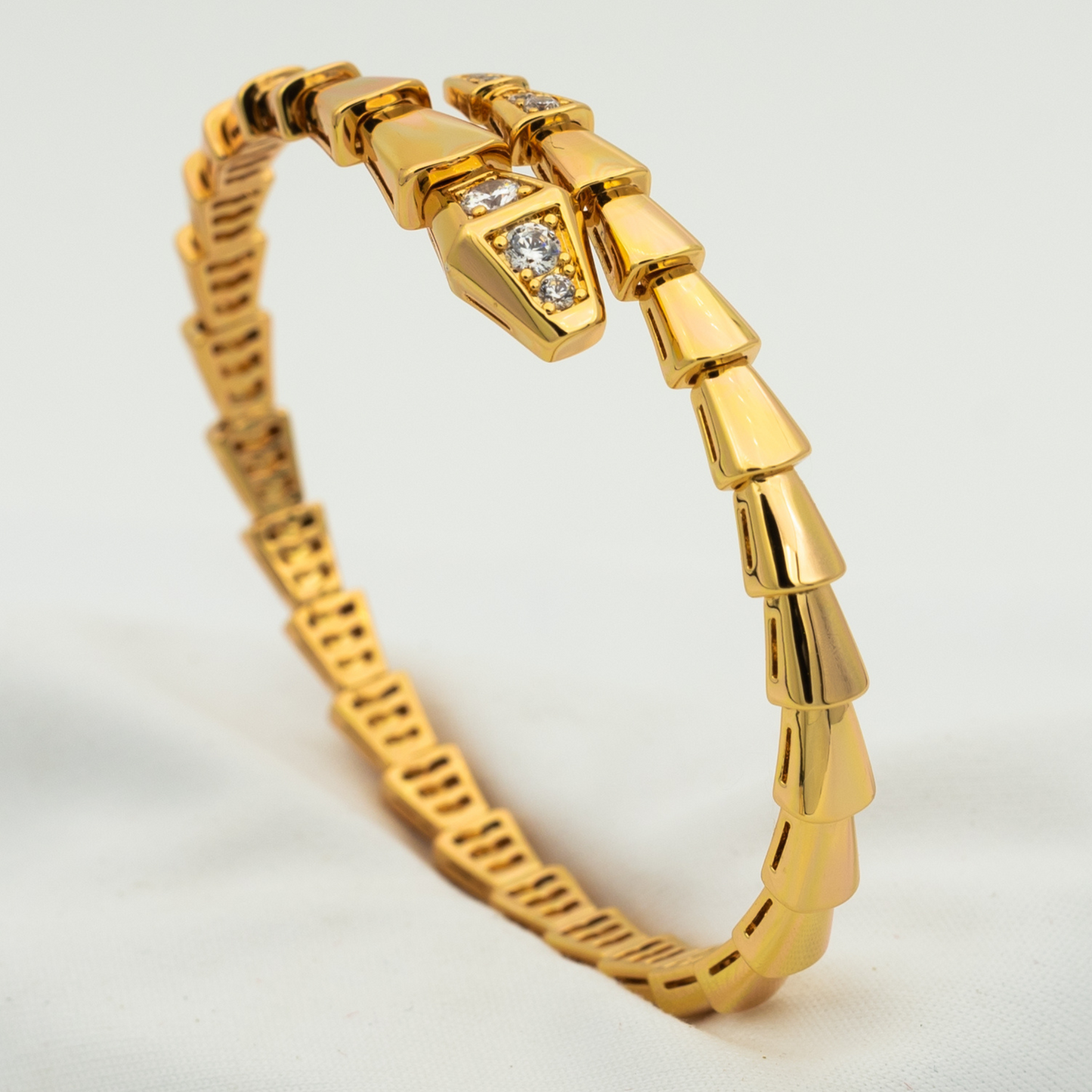 [Rose Jewellery]SERPENTI BRACELET DIAMONDS PINK GOLD