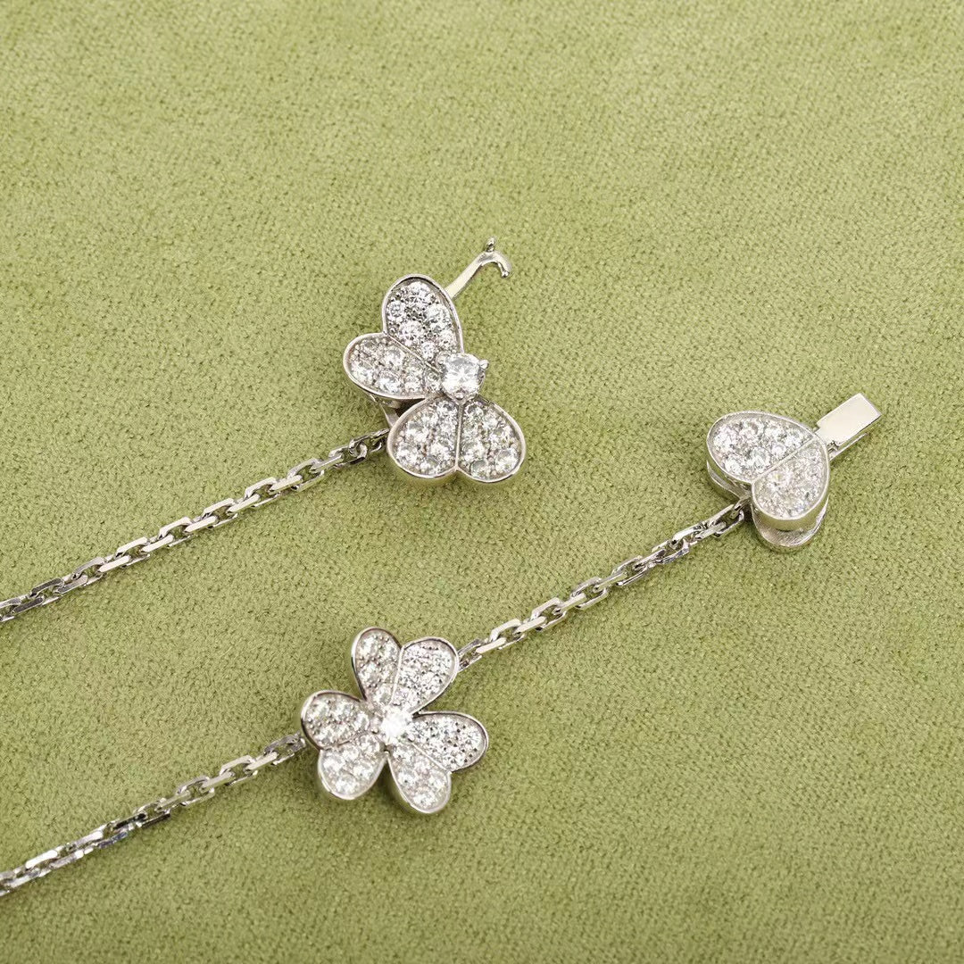 [Rose Jewellery]FRIVOLE SILVER 9 FLOWERS NECKLACE