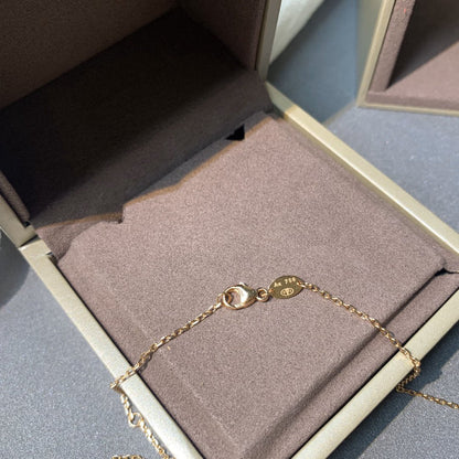 [Rose Jewellery]JEUX DE PINK GOLD DIAMOND NECKLACE