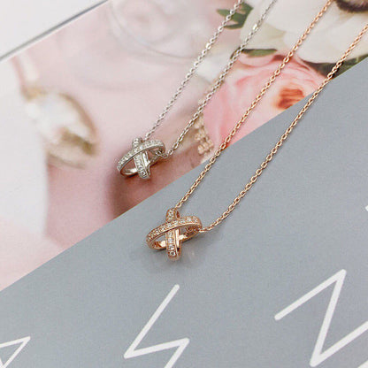 [Rose Jewellery]JEUX DE DIAMOND NECKLACE