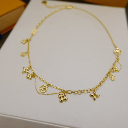 [Rose Jewellery]BLOOMING SUPPLE NECKLACE BRASS