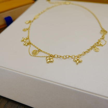 [Rose Jewellery]BLOOMING SUPPLE NECKLACE BRASS