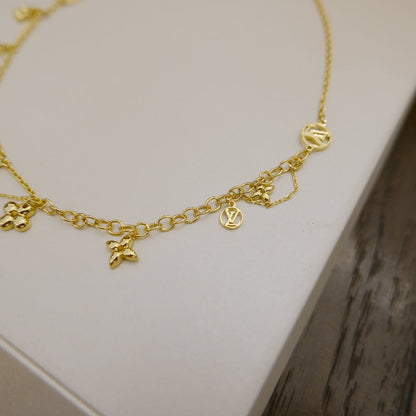 [Rose Jewellery]BLOOMING SUPPLE NECKLACE BRASS