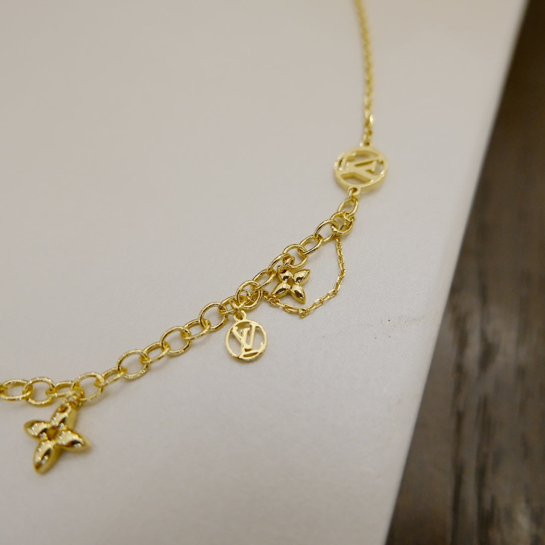 [Rose Jewellery]BLOOMING SUPPLE NECKLACE BRASS