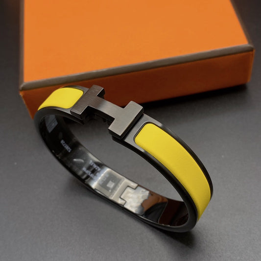 [Rose Jewellery]CLIC HM SO BLACK YELLOW BRACELET