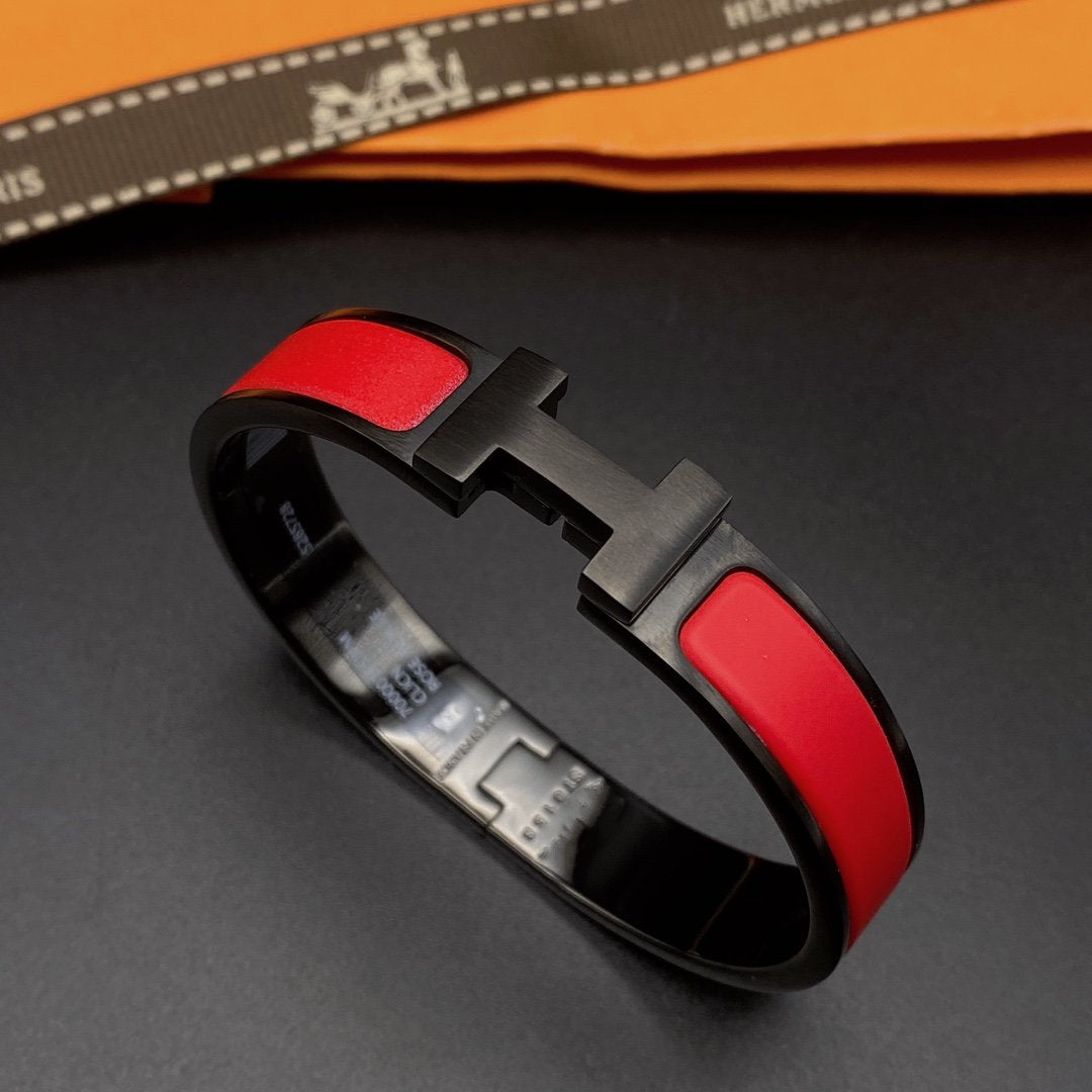 [Rose Jewellery]CLIC HM SO BLACK RED BRACELET