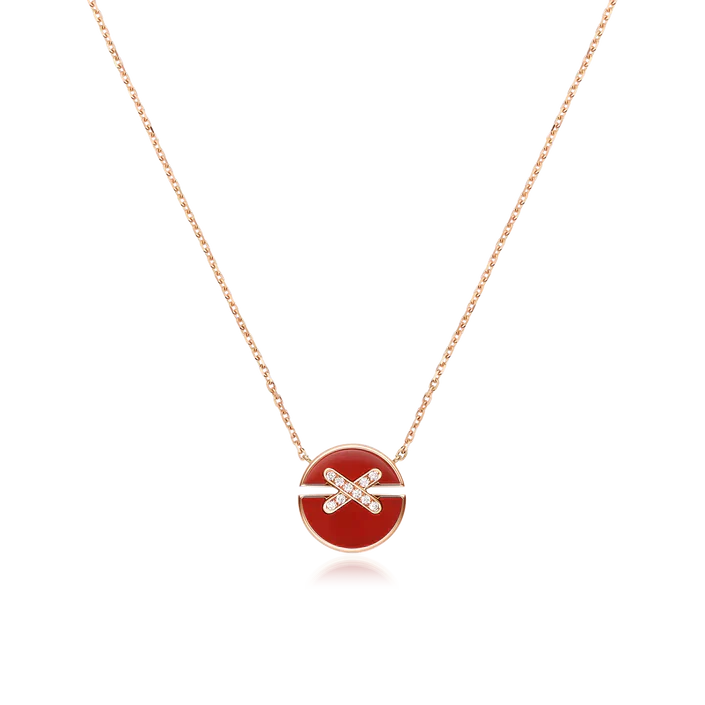 [Rose Jewellery]JEUX DE ROSE GOLD DIAMOND NECKLACE