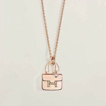 [Rose Jewellery]AMULETTE PEDANT ROSE GOLD NECKLACE