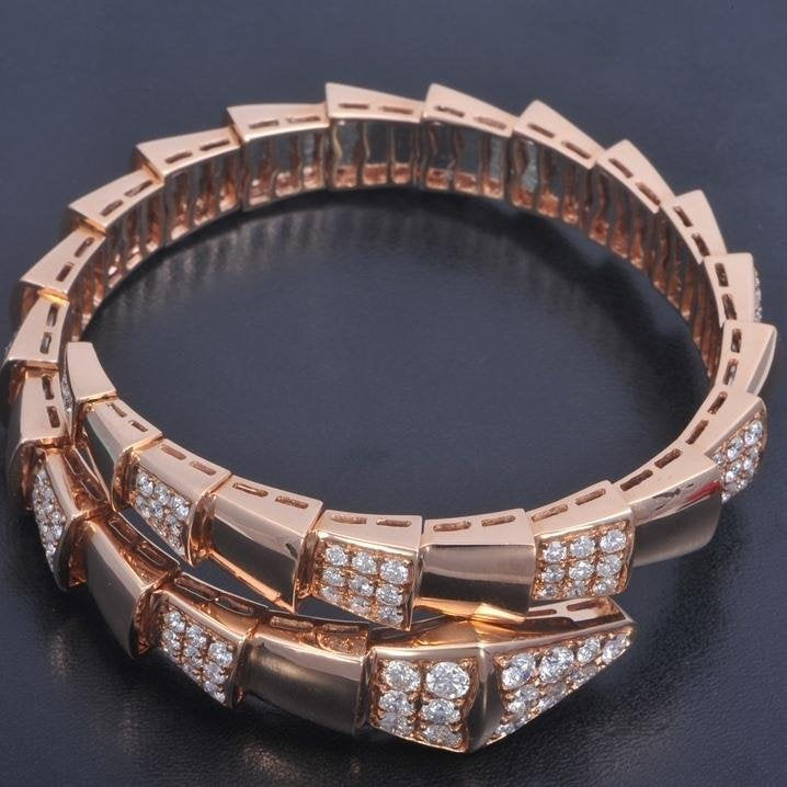 [Rose Jewellery]SERPENTI BRACELET PINK GOLD DIAMOND