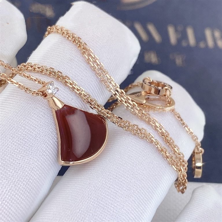 [Rose Jewellery]DREAM NECKLACE CARNELIAN 1 DIAMOND