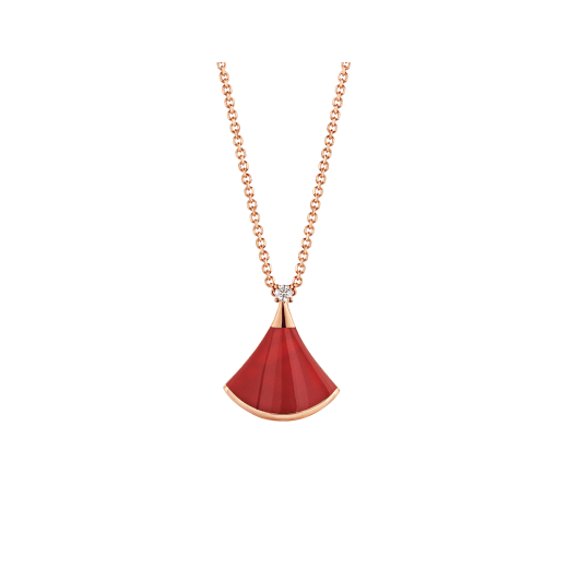 [Rose Jewellery]DREAM NECKLACE CARNELIAN 1 DIAMOND