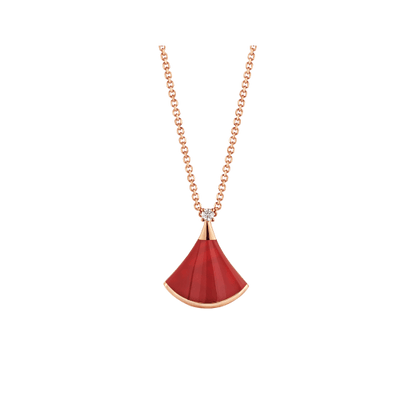 [Rose Jewellery]DREAM NECKLACE CARNELIAN 1 DIAMOND