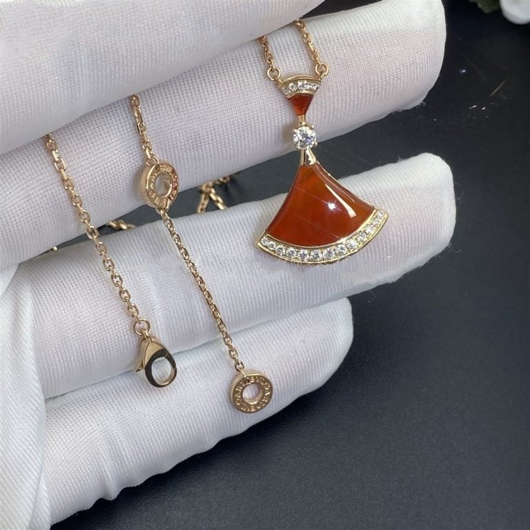 [Rose Jewellery]DREAM NECKLACE CARNELIAN DIAMOND