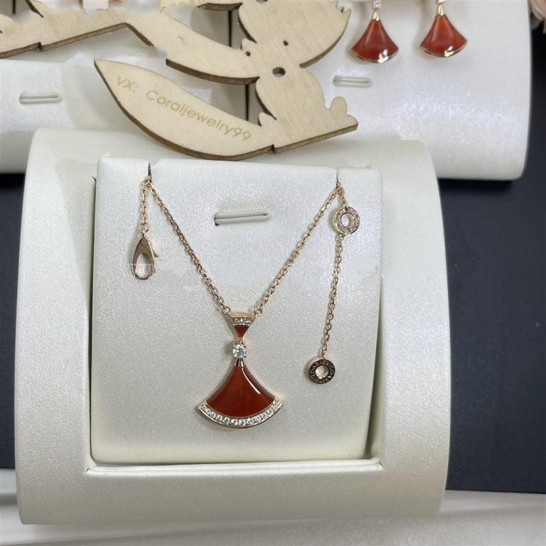 [Rose Jewellery]DREAM NECKLACE CARNELIAN DIAMOND