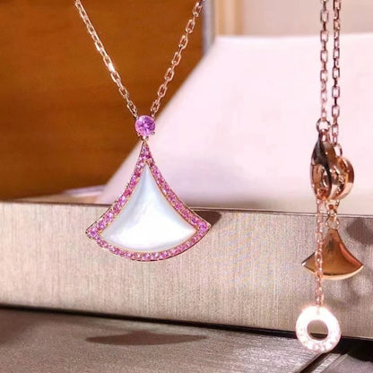 [Rose Jewellery]DREAM NECKLACE MOP DIAMOND PINK