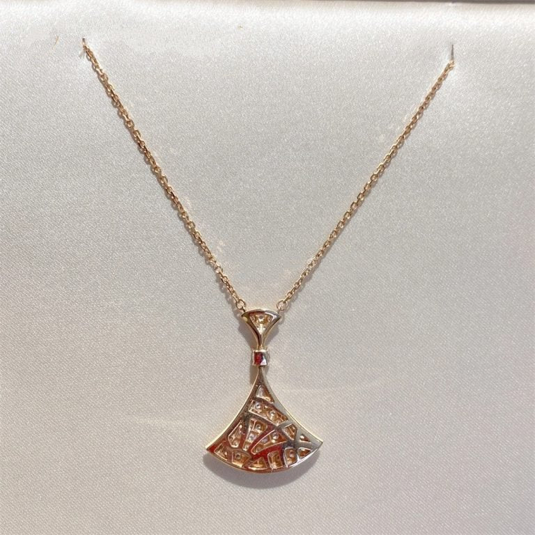 [Rose Jewellery]DREAM NECKLACE PINK GOLD FULL DIAMOND