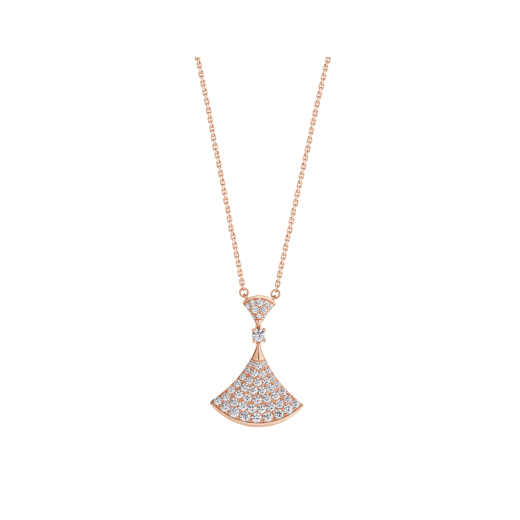 [Rose Jewellery]DREAM NECKLACE PINK GOLD FULL DIAMOND