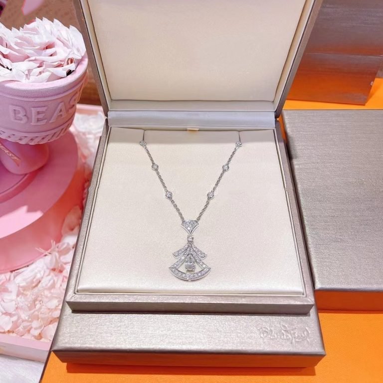 [Rose Jewellery]DREAM NECKLACE WHITE DIAMOND SILVER