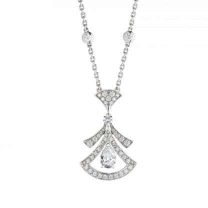 [Rose Jewellery]DREAM NECKLACE WHITE DIAMOND SILVER