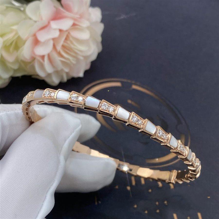 [Rose Jewellery]SERPENTI BRACELET PINK GOLD MOP DIAMOND