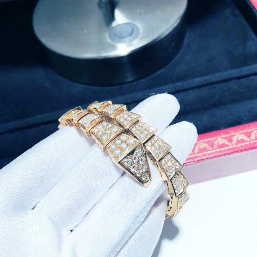 [Rose Jewellery]SERPENTI BRACELET 8MM PINK GOLD DIAMOND